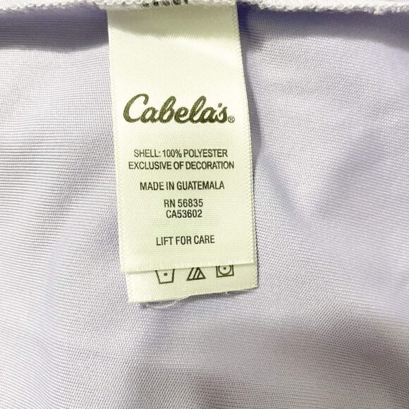 Cabela's Large Purple T Shirt Active Lounge - Picture 4 of 5